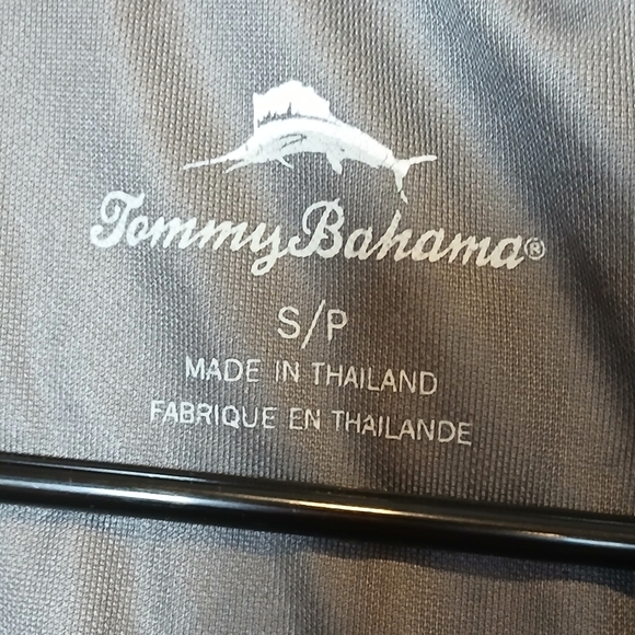 Tommy Bahama - Half Zip Gray Knit Sweater Pullover - Men's Size  Small - Picture 7 of 11